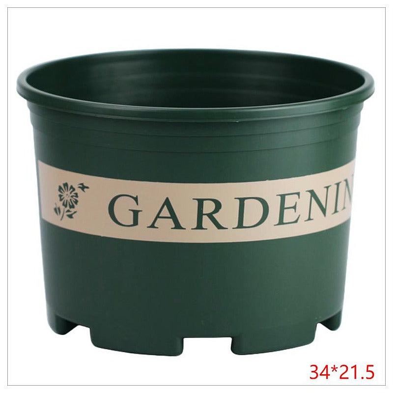 HG-BG13 - MACETA DE PLÁSTICO VERDE (22/1)