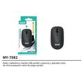 MY-7082 - RATÓN INALÁMBRICO USB NEGRO (200/1)