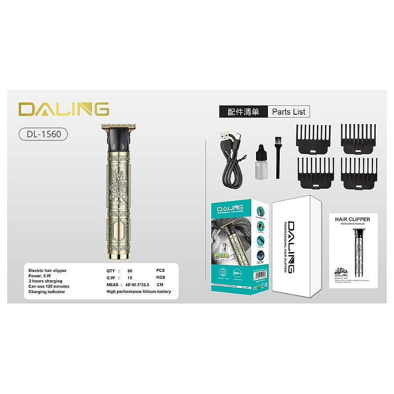 DL-1560 - MÁQUINA CORTAPELO RECARGABLE (60/1)