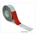 OC-RT2 - CINTA REFLECTANTE ROJA Y BLANCA 5CM X 25M (36/1)