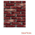 BM-LJ073 - PAPEL TAPIZ EFECTO LADRILLO ROJO 53CM*9.5M (20/1)