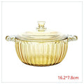 HG-KRG146 - CACEROLA DE VIDRIO CON TAPA 16.2*7.8CM (18/1)