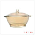 HG-KRG147 - CACEROLA DE VIDRIO CON TAPA 19.4*12.3 CM (18/1)