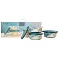HG-KRG160 - SET DE RECIPIENTES HERMÉTICOS DE VIDRIO (12/1)
