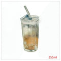 HG-KRG168 - VASO DE CRISTAL CON TAPA Y POPOTE 255ML (75/1)