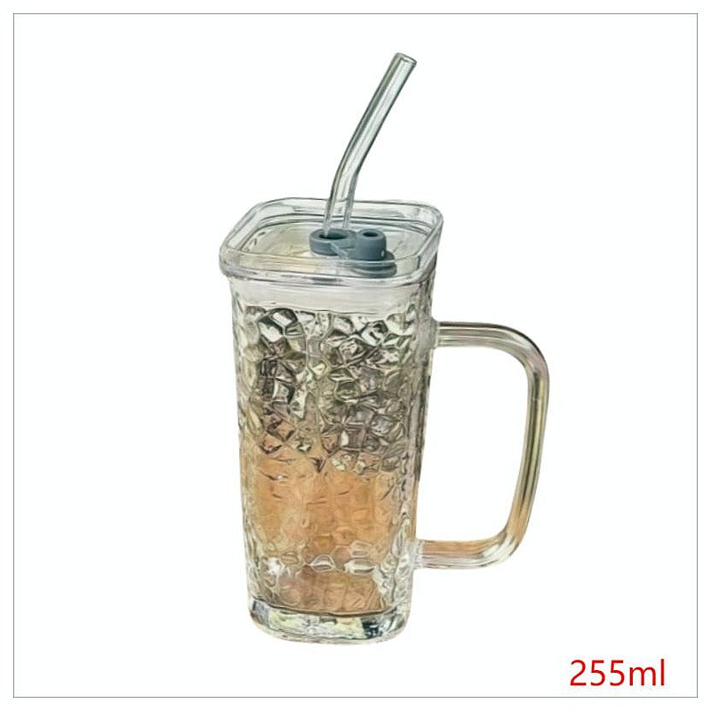 HG-KRG169 - VASO CON TAPA Y POPOTE 255 ML (75/1)