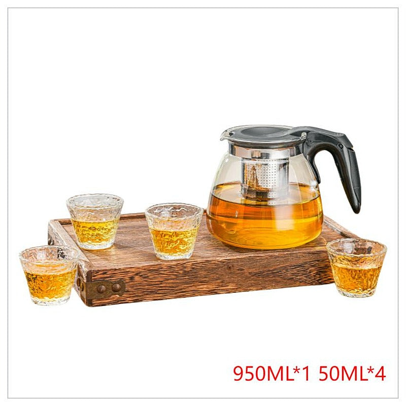 HG-KRG187 - JUEGO DE TÉ CON TETERA Y 4 TAZAS (24/1)