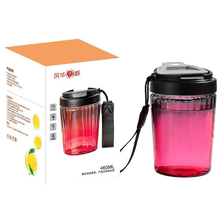 HG-KRG175 - BOTELLA DE AGUA ROSA 460ML (60/1)