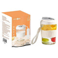 HG-KRG176 - BOTELLA DE VIDRIO CON TAPA HERMÉTICA 460 ML (60/1)