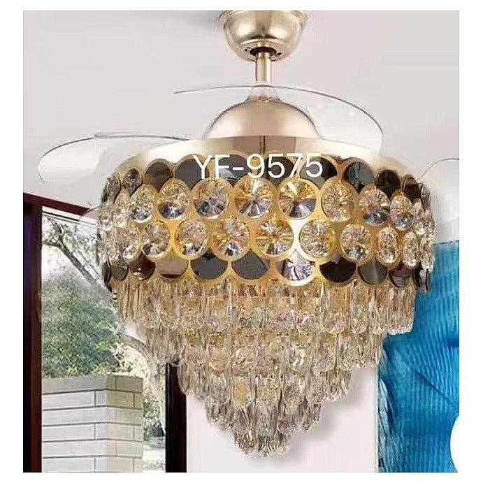 IP-FSD-21 - VENTILADOR DE TECHO CON LUZ Y CRISTAL (1/1)