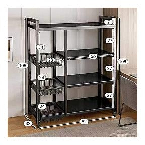 KT-KR1 - ESTANTE DE COCINA CON CESTAS METÁLICAS (1/1)