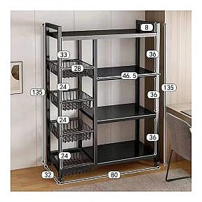 KT-KR2 - ESTANTE METÁLICO DE COCINA 80X32X135 CM (1/1)