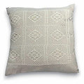HG- LMT01 - FUNDA DE ALMOHADA CROCHET BEIGE 45X45CM (200/1)