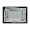 NH-CT-73 - JUEGO DE PLATOS RECTANGULARES BLANCOS (40/1)