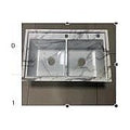 OG-262 - FREGADERO DOBLE DE ACERO INOXIDABLE (1/1)