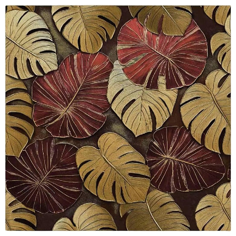 HS-LJW104 - CUADRO DECORATIVO DE HOJAS TROPICALES (20/1)