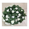 HG-WFF36 - BOLA DECORATIVA DE FLORES BLANCAS (50/1)