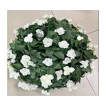 HG-WFF36 - BOLA DECORATIVA DE FLORES BLANCAS (50/1)