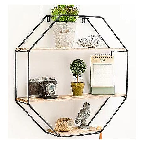HG-XZY5 - ESTANTE FLOTANTE OCTAGONAL (12/1)