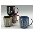 T01-27 - SET DE TAZAS DE CERÁMICA DECORADAS (48/1)