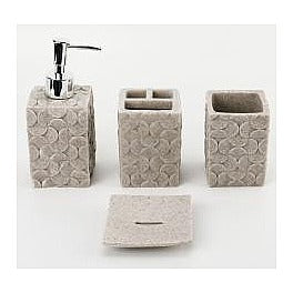 HG-JSH10 - SET DE ACCESORIOS DE BAÑO EN RESINA (18/1)