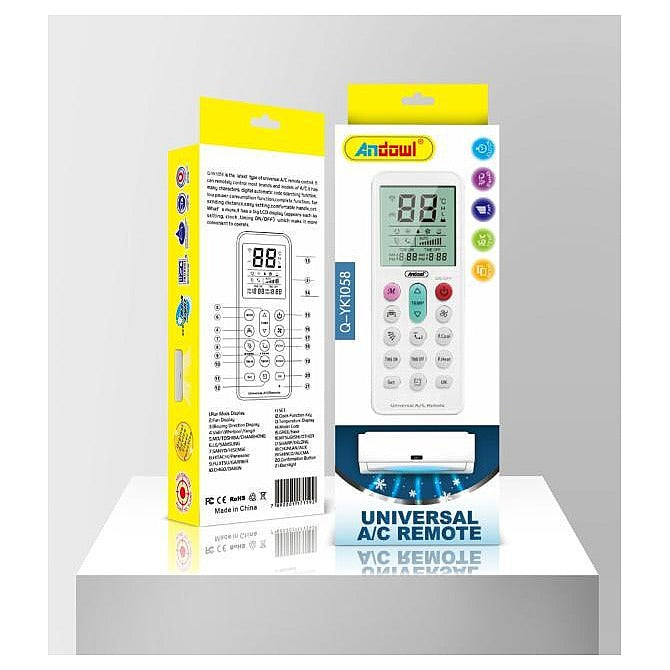EP-QRC6 - CONTROL REMOTO UNIVERSAL PARA AIRE ACONDICIONADO (200/1)