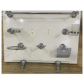 MBA3097P - SET DE ACCESORIOS DE BAÑO CROMADO (10/1)
