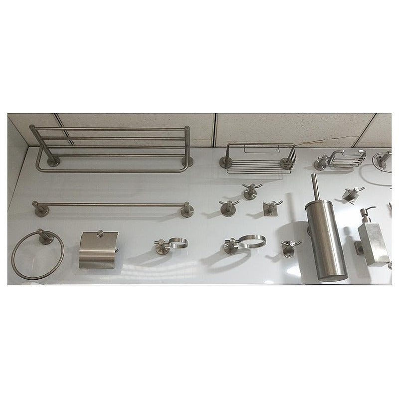 MBA1036P - SET DE ACCESORIOS DE BAÑO EN ACERO INOXIDABLE (6/1)