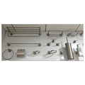 MBA1036P - SET DE ACCESORIOS DE BAÑO EN ACERO INOXIDABLE (6/1)
