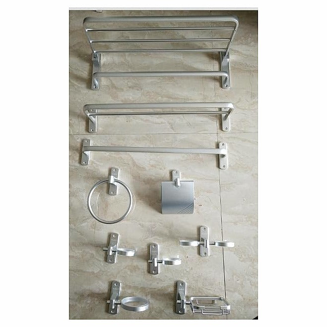 MBA4026P - JUEGO DE ACCESORIOS DE BAÑO CROMADOS (5/1)