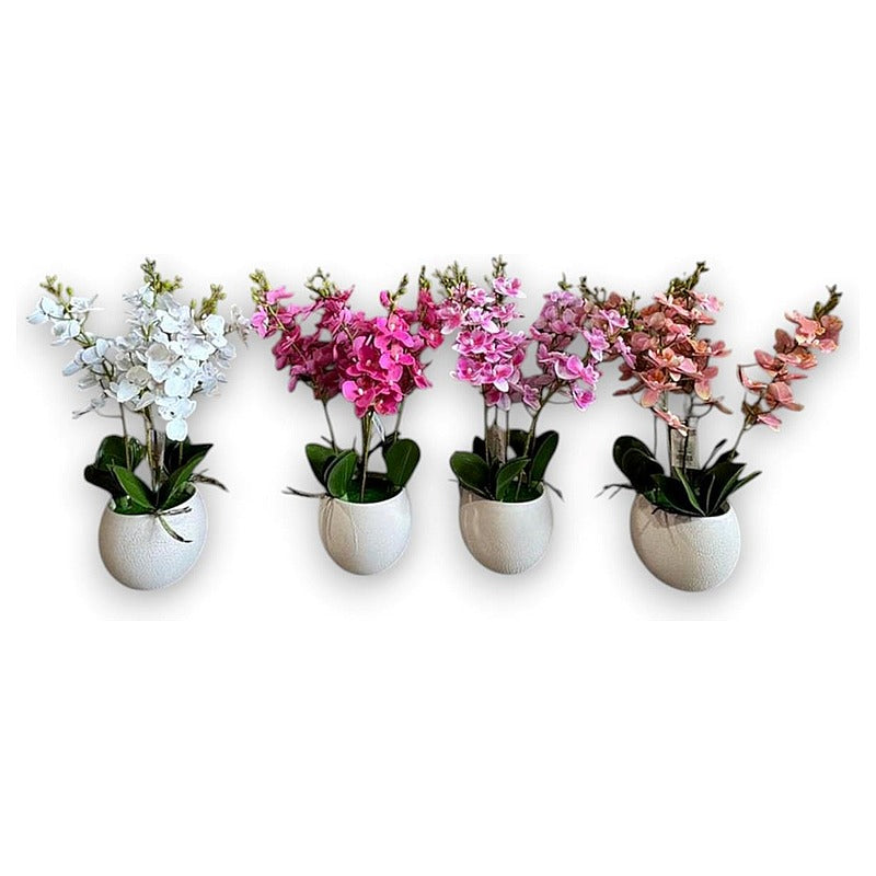 GY34244 - ARREGLO DE ORQUÍDEAS ARTIFICIALES EN MACETA (20/1)