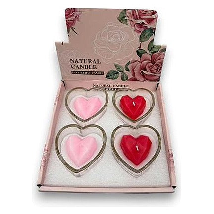 MJ13-031 - VELAS AROMÁTICAS EN FORMA DE CORAZÓN (96/1)