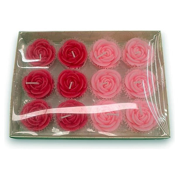 MJ13-013 - VELAS PARA DECORACIÓN EN FORMA DE ROSA (60/1)