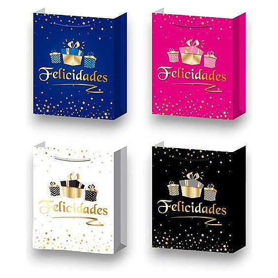 JJ53034 - BOLSA DE REGALO "FELICIDADES" (480/1)