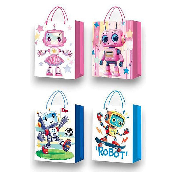 JJ53021 - BOLSA DE REGALO INFANTIL CON ROBOTS (480/1)
