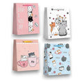 JJ53015 - BOLSA DE REGALO CON DISEÑO DE GATOS (720/1)