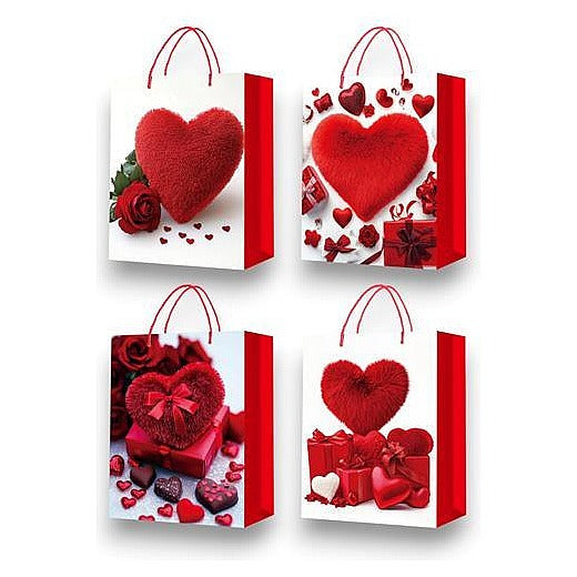JJ53011 - BOLSA DE REGALO CON DISEÑO DE CORAZÓN (480/1)