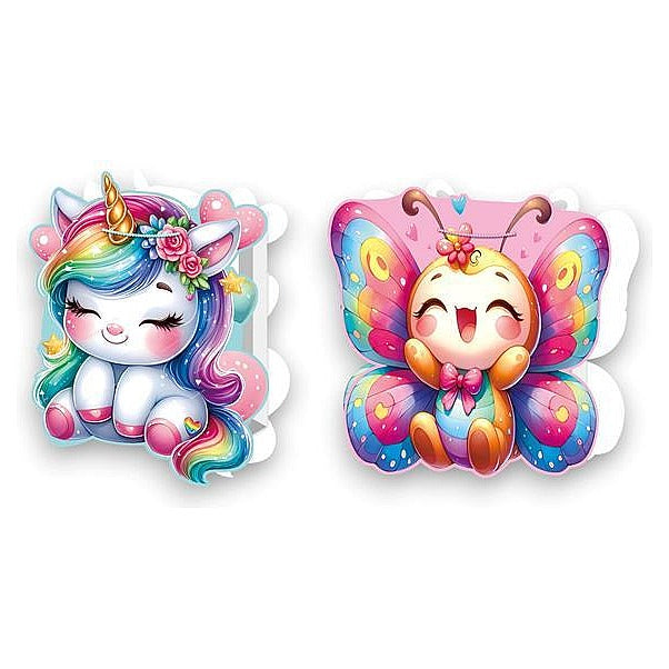 JJ53025 - ALMOHADAS DE UNICORNIO Y MARIPOSA (360/1)