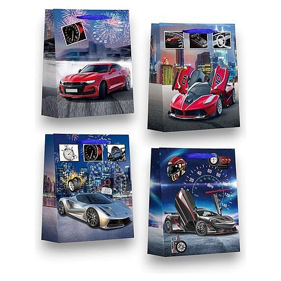 JJ53043 - BOLSA DE REGALO CON DISEÑO DE AUTOS (720/1)