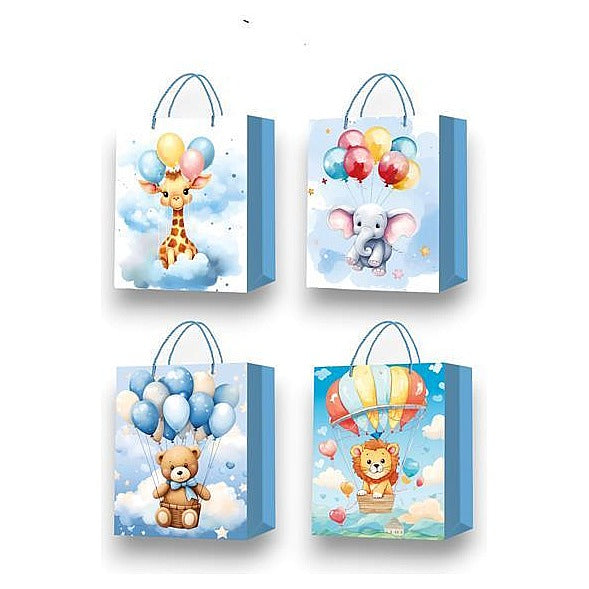 JJ53020 - BOLSA DE REGALO INFANTIL CON ANIMALES (360/1)