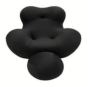 JJ51-032 - SILLÓN DE DISEÑO MODERNO NEGRO (1/1)