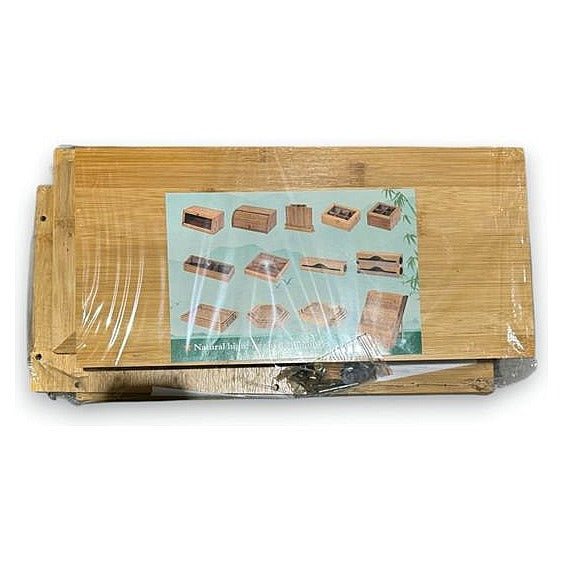 KT-JCT43 - CAJA DE BAMBÚ CON TAPA ACRÍLICA (8/1)
