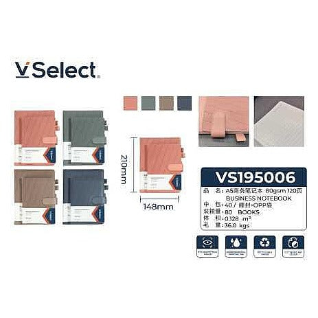 VS19500 6 - CUADERNO EMPRESARIAL A5 120 PÁGINAS (80/1)