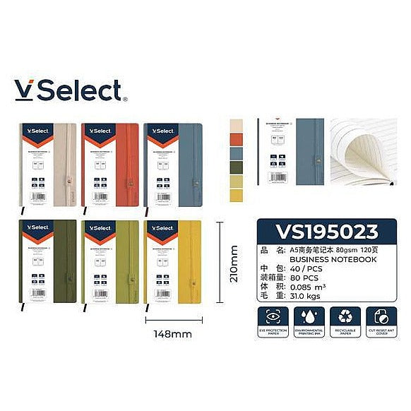 VS19502 3 - CUADERNO A5 120 HOJAS A RAYAS (80/1)