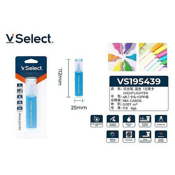 VS19543 9 - RESALTADOR AZUL (384/1)