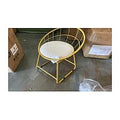 JH-FC4 - SILLA DE METAL AMARILLA CON COJÍN (1/1)