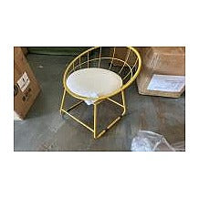 JH-FC4 - SILLA DE METAL AMARILLA CON COJÍN (1/1)