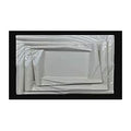 NH-CT-82 - JUEGO DE PLATOS RECTANGULARES BLANCOS (40/1)