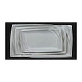NH-CT-73 - SET DE PLATOS RECTANGULARES BLANCOS (40/1)