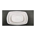 KT-TW-CD18 - JUEGO DE PLATOS RECTANGULARES BLANCOS (144/1)